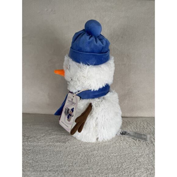Warmies Winter Snowman Weighted Plush Microwave Warmth Relaxing Lavender Scented - Picture 2 of 14